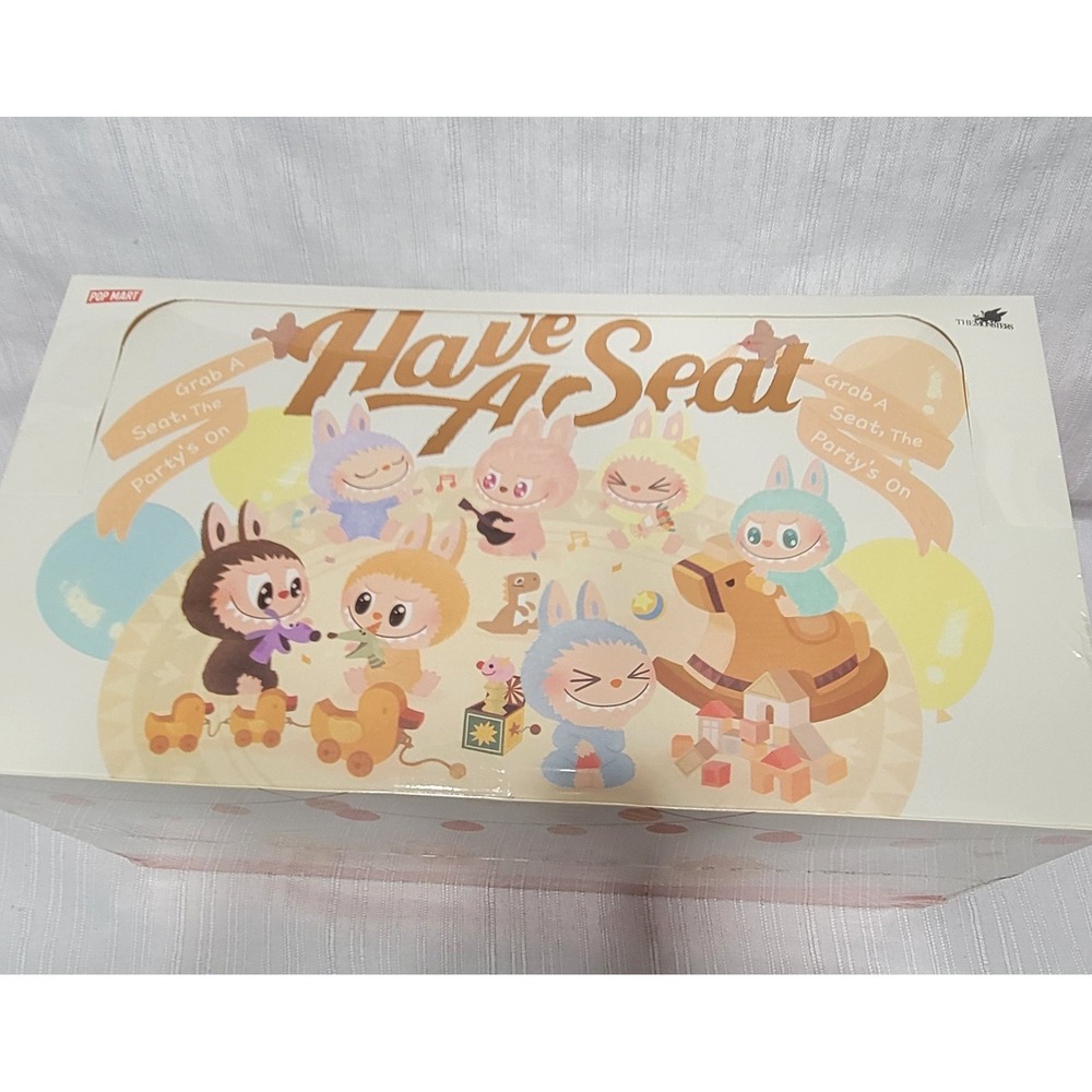 Sealed Labubu Pop Mart The Monsters Have A Seat Vinyl Plush Blind Box Full Set